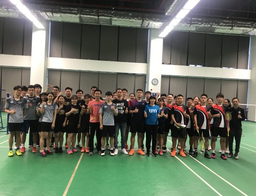 UM Badminton Team won the Champion at “2019 UM Invitational Badminton Competition”